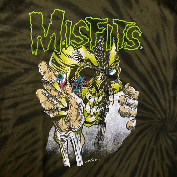 Misfits Mommy Can I Go Out & Kill Oversized Band Tie Dye large - Picture 2 of 4